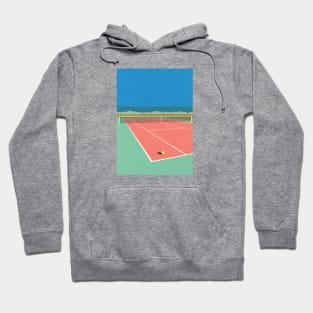 Tennis Court In The Desert Hoodie